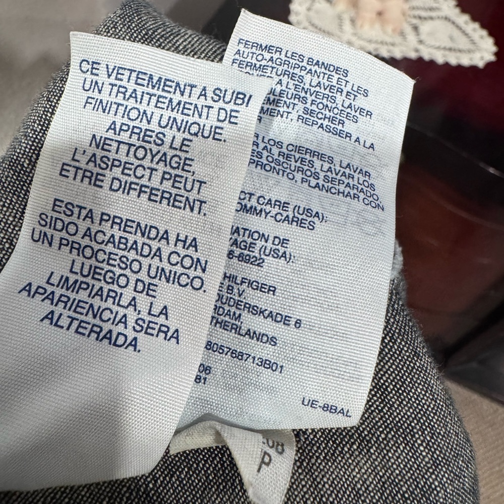 Tommy Hilfiger Dark Blue Denim Shirt - Picture 9 of 10